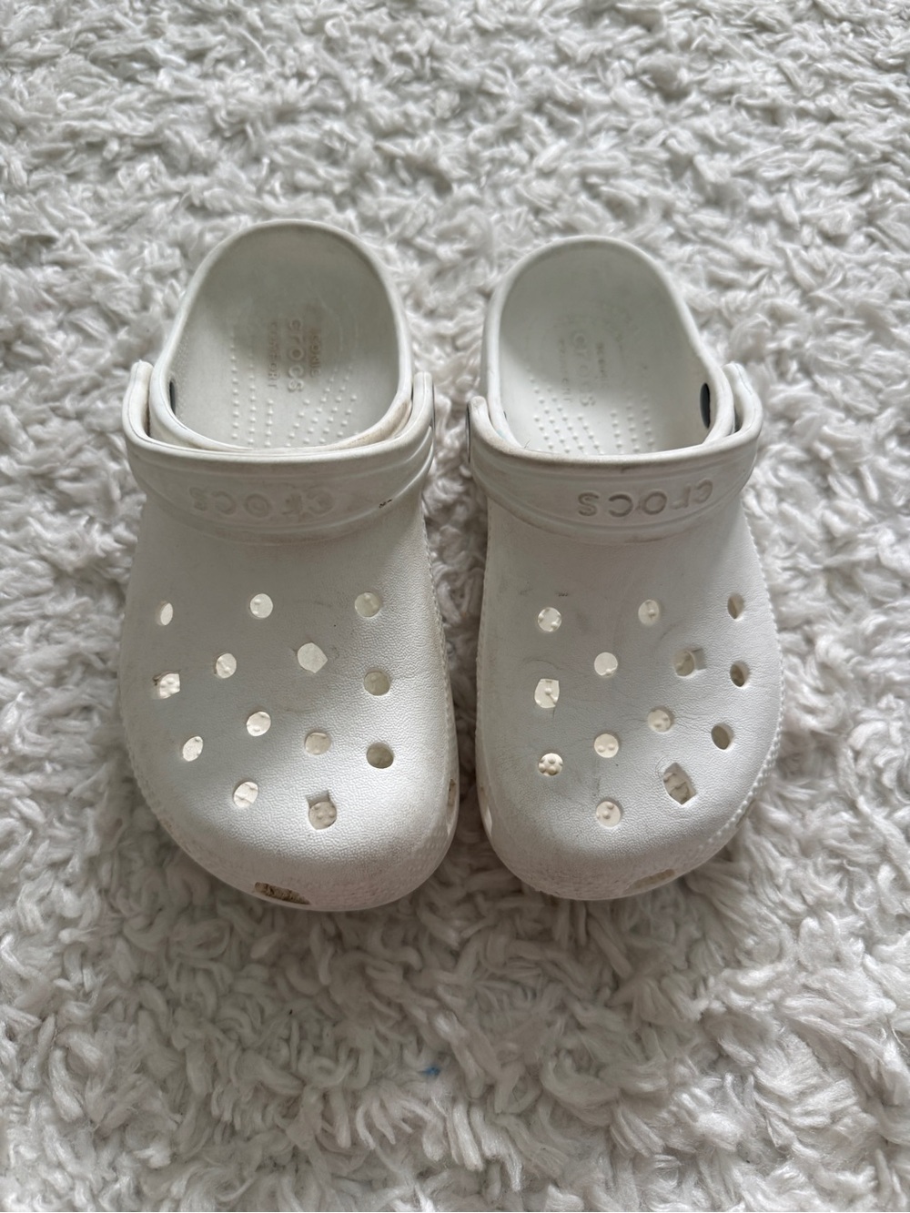 CROCS Kids Classic Clog in White